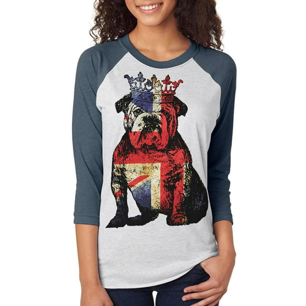 France Flag Bulldog Men Athletic Crew Neck Long Sleeve Tee Shirts Raglan Top France Flag Bulldog Men Athletic Crew Neck Long Sleeve Tee Shirts Raglan Top